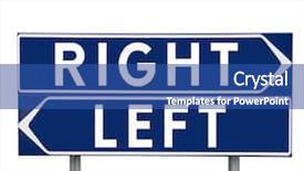  Presentation with music signs dark blue - Colorful presentation enhanced with contrast media - blue direction signs with choice backdrop and a  colored foreground