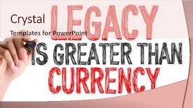  Presentation with legacy - Presentation design featuring contributor - hand with marker writing legacy background and a lemonade colored foreground