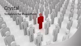  Presentation with crowd - Theme with contributor - special standing background and a light gray colored foreground