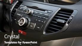  Presentation with control panel - Presentation theme with control-panel-and-cd background and a tawny brown colored foreground