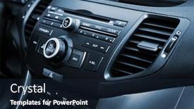  Presentation with control panel - Audience pleasing theme consisting of control-panel-and-cd backdrop and a  colored foreground