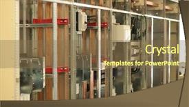  Presentation with control panel - Amazing slide set having control panel for high voltage backdrop and a violet colored foreground