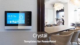  Presentation with restaurant system - Audience pleasing slides consisting of control panel in modern restaurant backdrop and a  colored foreground