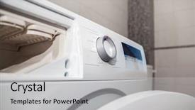  Presentation with control panel - Audience pleasing PPT layouts consisting of control panel on modern washing backdrop and a  colored foreground