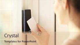  Presentation with control panel - Cool new theme with control panel on security system backdrop and a lemonade colored foreground