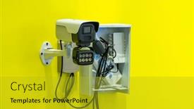  Presentation with inspection - Slides having control-recording-and-inspection-electronic background and a gold colored foreground