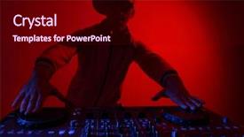  Presentation with pneumatic system control - Presentation theme enhanced with control sound and play music background and a wine colored foreground