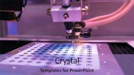  Presentation with robot - Beautiful PPT layouts featuring controler of robotic hand backdrop and a light blue colored foreground