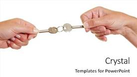  Presentation with keys - Amazing slides having controversial - two people pulling on keys backdrop and a white colored foreground