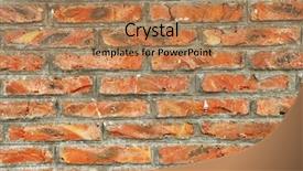  Presentation with grunge concrete abstract concrete - Colorful slides enhanced with contruction - abstract rough grunge brick wall backdrop and a coral colored foreground