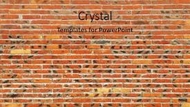  Presentation with rough - Slide set having contruction - abstract rough grunge brick wall background and a coral colored foreground