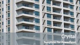  Presentation with residential - Cool new presentation with contruction - exterior of residential buildings backdrop and a gray colored foreground