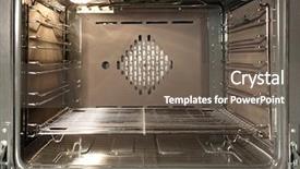  Presentation with nano carbon nanotube structure inside - Theme featuring convection - inside of a stove oven background and a  colored foreground