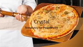  Presentation with chef - PPT layouts featuring academic control - baggage luggage allowance passenger plane background and a cream colored foreground.