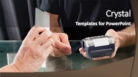  Presentation with black male female fashion - PPT layouts enhanced with convenience store - midsection of male hairstylist accepting background and a black colored foreground