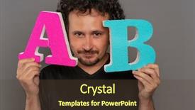  Presentation with marketing funnel - Theme featuring conversion funnel a b test background and a tawny brown colored foreground