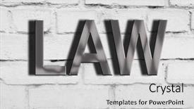  Presentation with brick wall - Cool new presentation with conveyancing - law text on brick wall backdrop and a  colored foreground