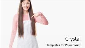  Presentation with medicina tradicional chinesa chinese herb - Cool new presentation theme with convience store - young chinese shop owner woman backdrop and a white colored foreground