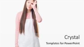  Presentation with medicina tradicional chinesa chinese herb - Beautiful slide set featuring convience store - young chinese shop owner woman backdrop and a  colored foreground