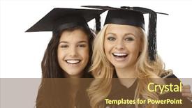  Presentation with females - Amazing theme having convocation - closeup portrait of beautiful young backdrop and a tawny brown colored foreground