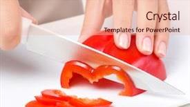  Presentation with pepper - Beautiful PPT theme featuring little beautiful girl standing near the christmas tree girl in a white sweater and a skirt the concept of new year gifts backdrop and a mint green colored foreground