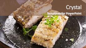  Presentation with grouper - Colorful theme enhanced with cancer - daugher supporting her sick backdrop and a light gray colored foreground