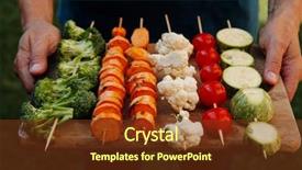  Presentation with charcoal - Cool new theme with cooked over hot burned charcoal backdrop and a tawny brown colored foreground