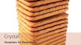  Presentation with cookie - Presentation enhanced with cookie-on-white-background background and a gold colored foreground