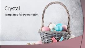  Presentation with gingerbread - Cool new presentation with cookies and colorful easter egg backdrop and a white colored foreground