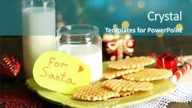  Presentation with amul milk - Audience pleasing theme consisting of cookies and milk for santa backdrop and a  colored foreground