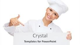  Presentation with gardening healthy food cooking - PPT theme featuring save birds animals - nest with egg on a background and a cream colored foreground