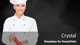  Presentation with salt food - Beautiful presentation theme featuring cooking-and-food-concept-smiling backdrop and a dark gray colored foreground