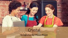  Presentation with food technology - Amazing PPT layouts having cooking class friendship food technology backdrop and a coral colored foreground