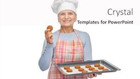  Presentation with old people - Cool new presentation with cooking-culinary-and-old-people backdrop and a white colored foreground