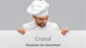  Presentation with culinary - Amazing theme having cooking-culinary-and-people-concept backdrop and a light gray colored foreground