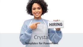  Presentation with culinary - Slide deck having cooking-culinary-and-people-concept background and a light blue colored foreground