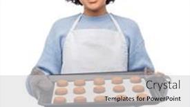  Presentation with culinary - Slide set featuring cooking-culinary-and-people-concept background and a light gray colored foreground