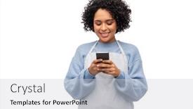  Presentation with people concept surgeon in mask - Theme enhanced with cooking-culinary-and-people-concept background and a light gray colored foreground