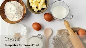  Presentation with sugar cane - Audience pleasing presentation theme consisting of cooking-food-and-culinary-concept backdrop and a mint green colored foreground