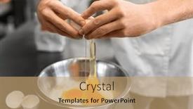  Presentation with restaurant kitchen - PPT layouts having cooking-food-baking-and-people background and a coral colored foreground