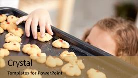  Presentation with fun - Colorful theme enhanced with cooking fun - close up of a little backdrop and a yellow colored foreground