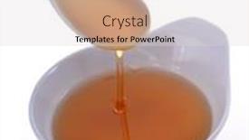  Presentation with cooking oil - Colorful slide deck enhanced with cooking oil backdrop and a light gray colored foreground