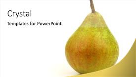  Presentation with pear - Beautiful presentation featuring cooking pear gieser wildeman on a white background backdrop and a white colored foreground