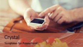  Presentation with food technology - Presentation theme having cooking technology and home concept background and a red colored foreground