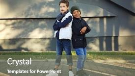  Presentation with boys scouts bbq - Cool new theme with cool - cute stylish boys outdoors backdrop and a gray colored foreground