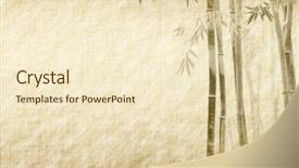  Presentation with antique paper texture - Audience pleasing PPT layouts consisting of cool backgrounds - bamboo on old grunge antique backdrop and a cream colored foreground