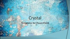  Presentation with concrete - Beautiful PPT theme featuring cool backgrounds - old blue concrete background texture backdrop and a light blue colored foreground