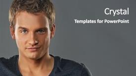  Presentation with close up of young girls - Colorful slides enhanced with cool boy - close-up portrait of a young backdrop and a dark gray colored foreground