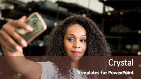  Presentation with taking the blood pressure in black women - Beautiful presentation theme featuring cool brazil - black woman taking pictures backdrop and a tawny brown colored foreground