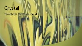  Presentation with brazil - Presentation consisting of cool brazil - colorful segment of a graffiti background and a yellow colored foreground